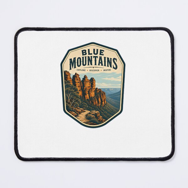 Item preview, Blue Mountains Explore Discover Inspire Australian National Park Travel Hiker designed and sold by Simsimah26Parks.