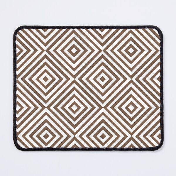 Item preview, White And Mocha Chevron Burst Pattern designed and sold by pattern-archive.