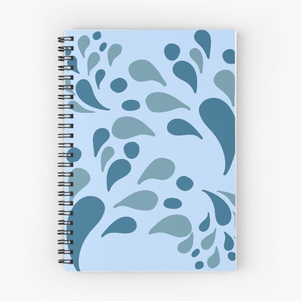Item preview, Abstract Blue Droplets – Modern Organic Paisley Raindrop Pattern designed and sold by Jyoti-Quotes.