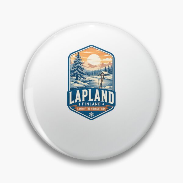 Item preview, Lapland Finland Land Of The Midnight Sun Winter Ski Travel designed and sold by Simsimah26Parks.