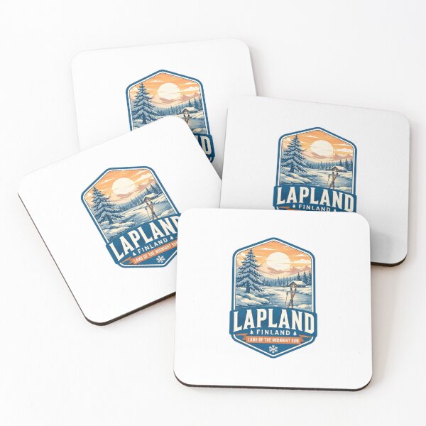 Item preview, Lapland Finland Land Of The Midnight Sun Winter Ski Travel designed and sold by Simsimah26Parks.