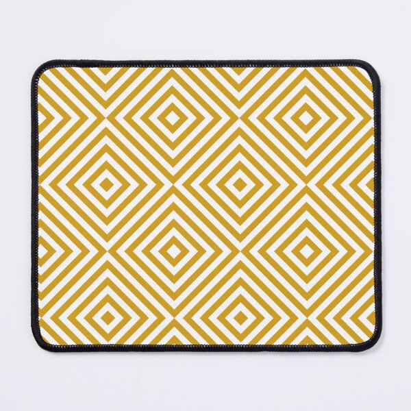 Item preview, White And Mustard Chevron Burst Pattern designed and sold by pattern-archive.