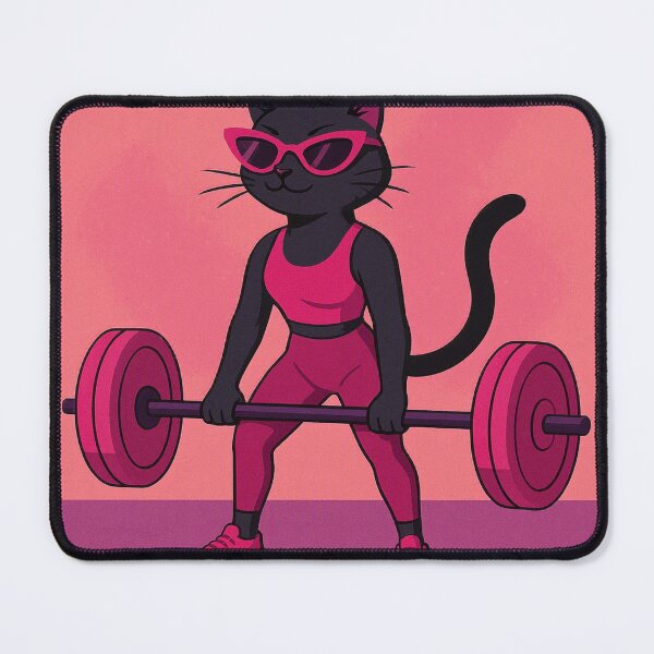 Item preview, Deadlift Diva Funny Cat – Strong Cat Lover Gym Design, Funny Women's Fitness Gift designed and sold by AYACHI90.