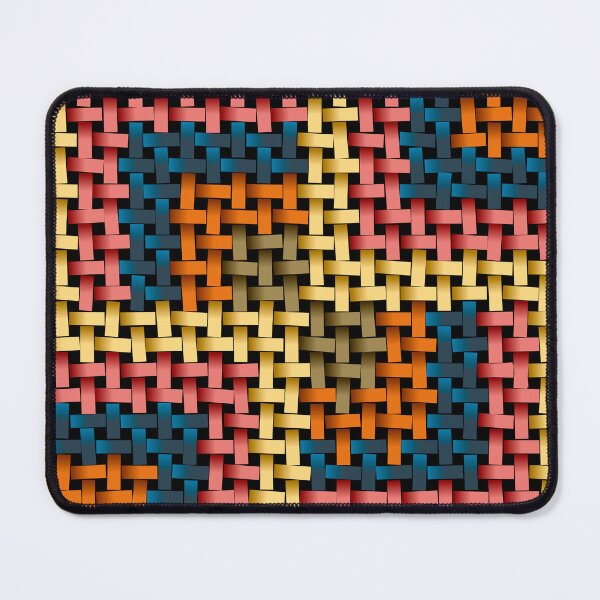 Item preview, Colorful Woven Geometric Pattern — Vibrant Seamless Design for Modern Merch designed and sold by Ihor Ivanov.