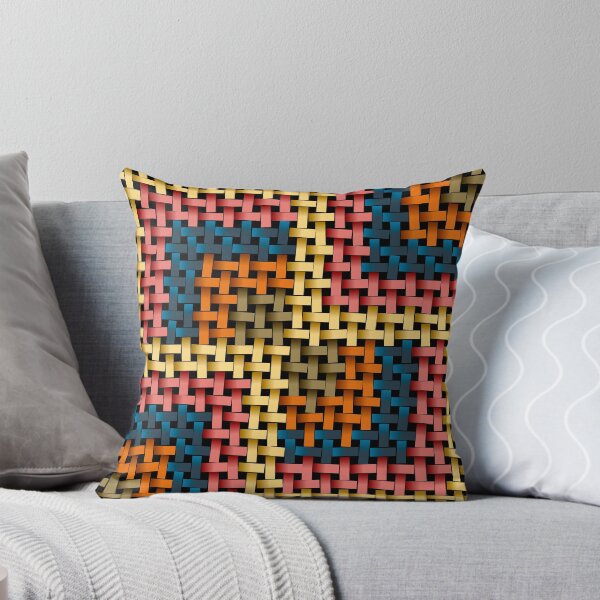 Item preview, Colorful Woven Geometric Pattern — Vibrant Seamless Design for Modern Merch designed and sold by Ihor Ivanov.