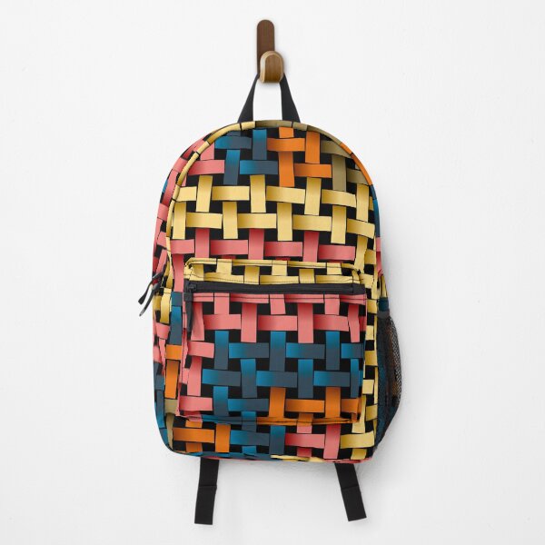 Item preview, Colorful Woven Geometric Pattern — Vibrant Seamless Design for Modern Merch designed and sold by Ihor Ivanov.