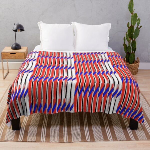 Item preview, Stripes abstract red white blue designed and sold by bravoalpha.