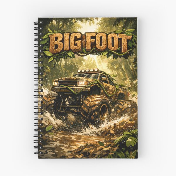 Item preview, Big Foot Monster Truck - Jungle Mud Adventure Off-Road Art designed and sold by arfindo-indra.