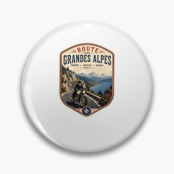 Item preview, Route Des Grandes Alpes Motorcycle Touring French Alps Adventure designed and sold by Simsimah26Parks.