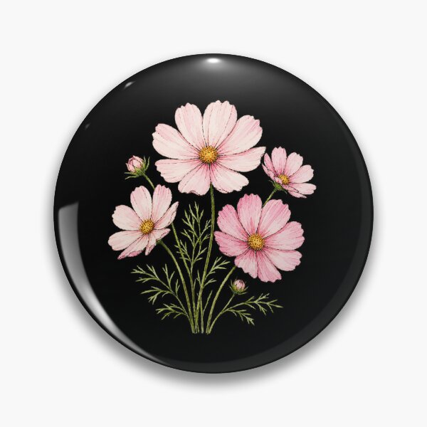 Item preview, Minimal Cosmos Botanical Watercolor designed and sold by ColorSplash123.