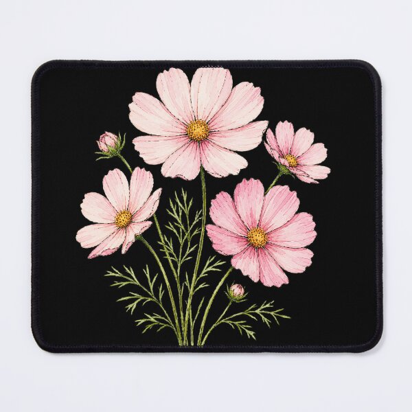 Item preview, Minimal Cosmos Botanical Watercolor designed and sold by ColorSplash123.