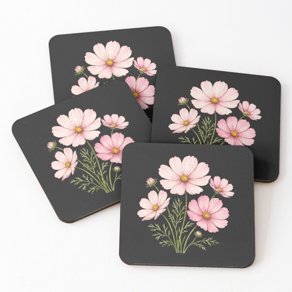 Item preview, Minimal Cosmos Botanical Watercolor designed and sold by ColorSplash123.