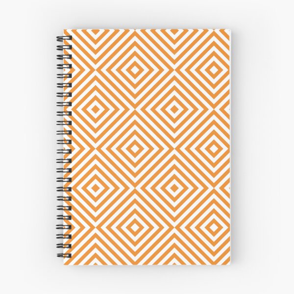 Item preview, White And Orange Chevron Burst Pattern designed and sold by pattern-archive.