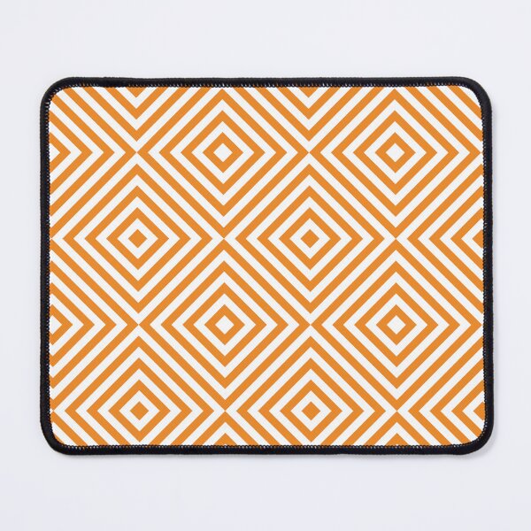 Item preview, White And Orange Chevron Burst Pattern designed and sold by pattern-archive.