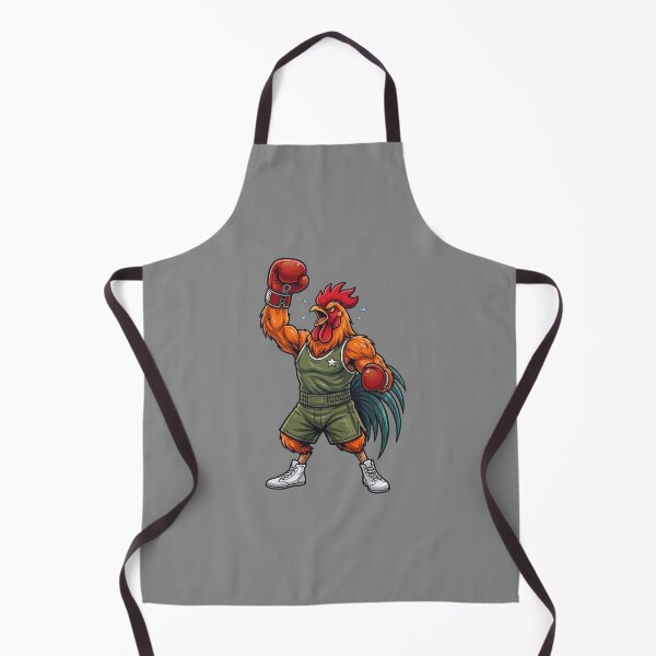 Item preview, Badass Champion Boxing Rooster Victory Cheer Mascot designed and sold by BreezifyDesignStudio.
