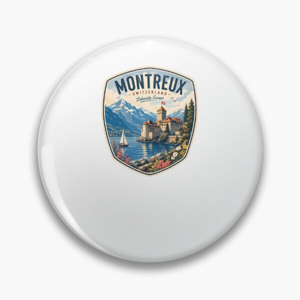 Item preview, Montreux Switzerland Lakeside Escape Travel Vacation Souvenir designed and sold by Simsimah26Parks.