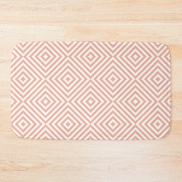 Item preview, White And Peach Chevron Burst Pattern designed and sold by pattern-archive.