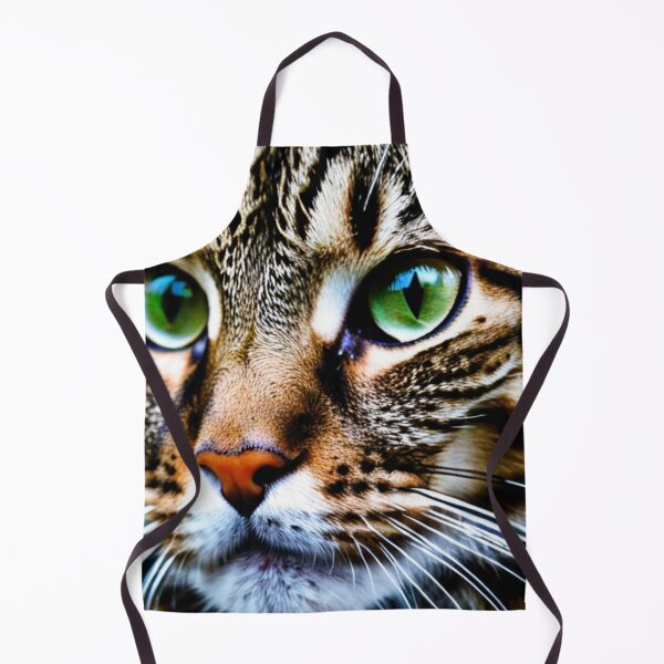 Item preview, Animals - Tabby Cat with a Hypnotic Gaze, Feline Portrait with Green Eyes designed and sold by World-Pets.