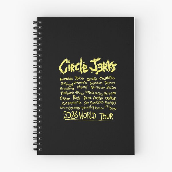 Item preview, Circle Jerks 2026 World Tour Grunge Logo designed and sold by CharlesZachars.
