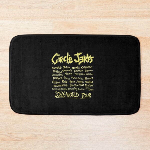 Item preview, Circle Jerks 2026 World Tour Grunge Logo designed and sold by CharlesZachars.