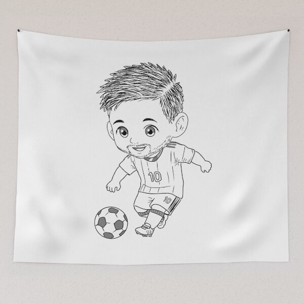 Item preview, Cute Chibi Football Legend Fan Art designed and sold by FennyWijayaMomo.