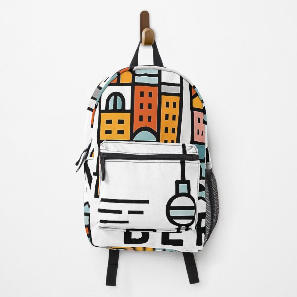 Item preview, Berlin Germany Travel Souvenir - Brandenburg Gate & TV Tower Art designed and sold by OzzFrequency.
