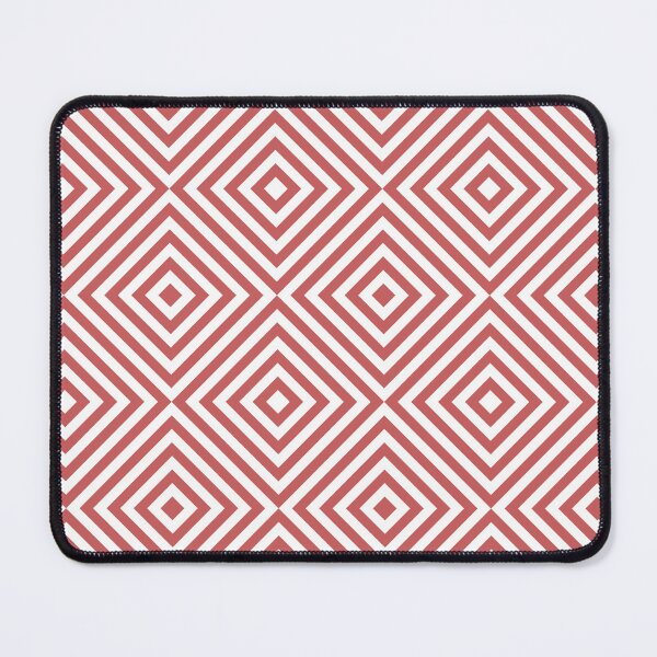 Item preview, White And Pastel Red Chevron Burst Pattern designed and sold by pattern-archive.
