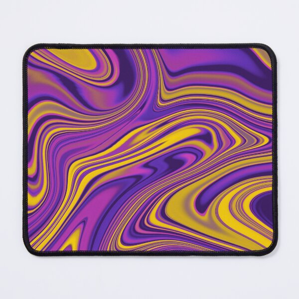 Item preview, Vibrant Purple and Yellow Liquid Marble Abstract Background designed and sold by Happyabstract.