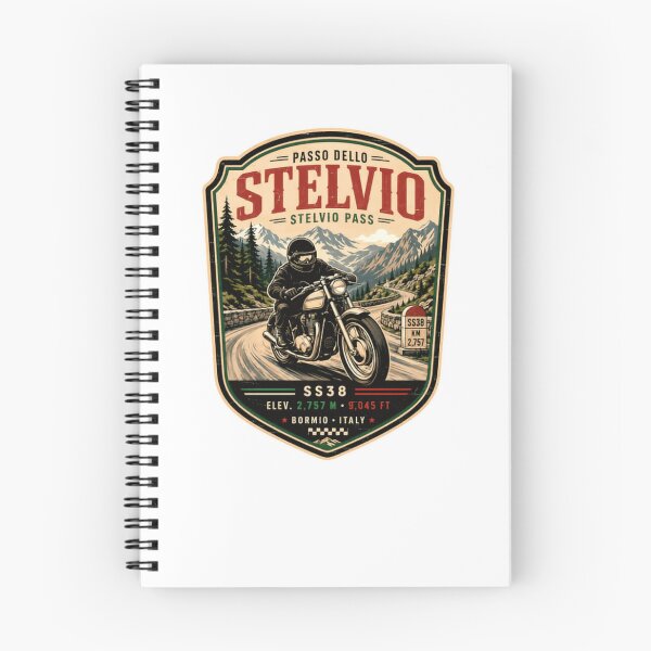Item preview, Passo Dello Stelvio Stelvio Pass SS38 Bormio Italy Motorcycle Rider Alpine Road Trip designed and sold by Simsimah26Parks.