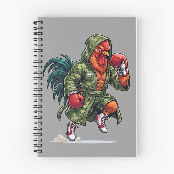 Item preview, Badass Boxing Rooster Camo Hooded Robe Ring Entrance designed and sold by BreezifyDesignStudio.