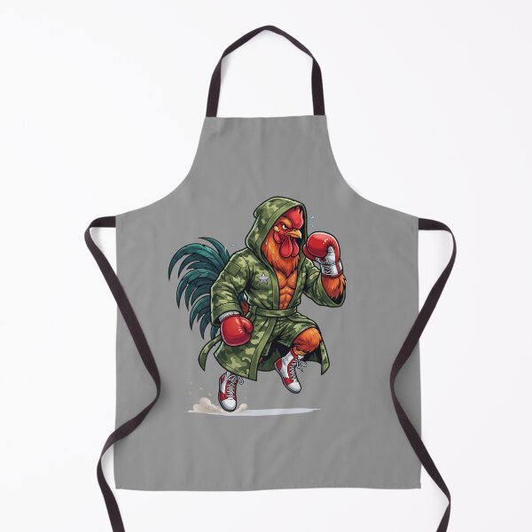 Artikelvorschau, Badass Boxing Rooster Camo Hooded Robe Ring Entrance entworfen und verkauft von BreezifyDesignStudio.