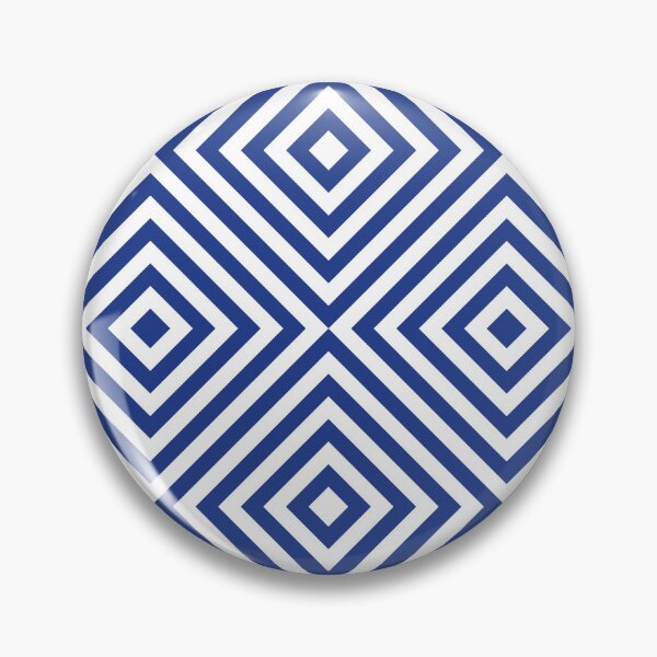 Item preview, White And Royal Blue Chevron Burst Pattern designed and sold by pattern-archive.
