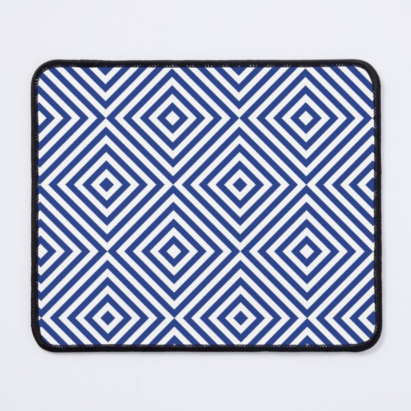 Item preview, White And Royal Blue Chevron Burst Pattern designed and sold by pattern-archive.