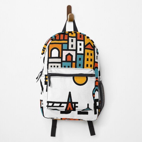 Item preview, Berlin Germany Travel Souvenir - Brandenburg Gate & TV Tower Art designed and sold by OzzFrequency.
