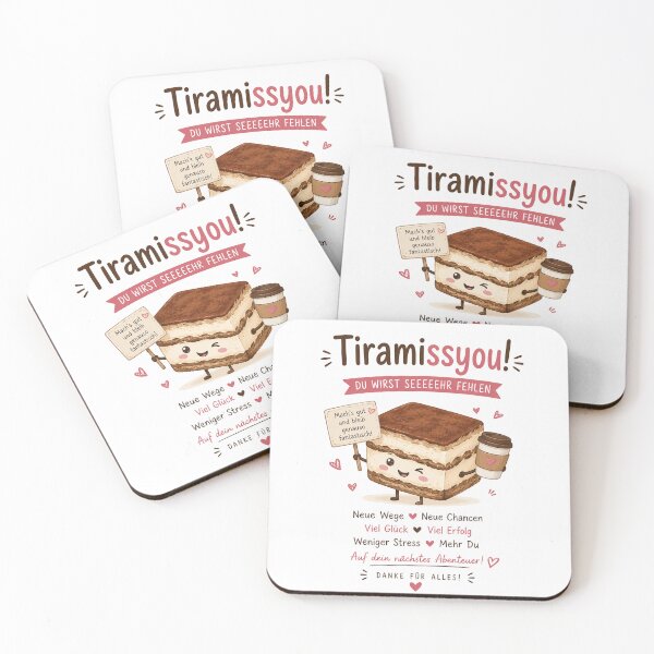 Item preview, Tiramissyou Farewell Card | Funny Coworker Goodbye Card | Retirement and New Job Card designed and sold by Aesthetic-Avenue.