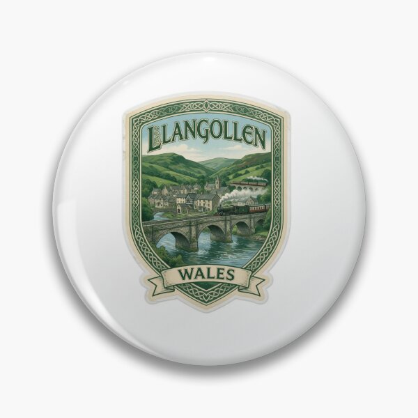 Item preview, Llangollen Wales River Valley Sticker Souvenir Summer Edition designed and sold by Imaginarium of Chaos falcon88 .