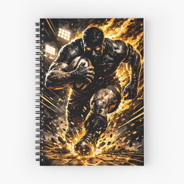 Item preview, Rugby Player On Fire - Intense Sports Power Performance Art designed and sold by arfindo-indra.