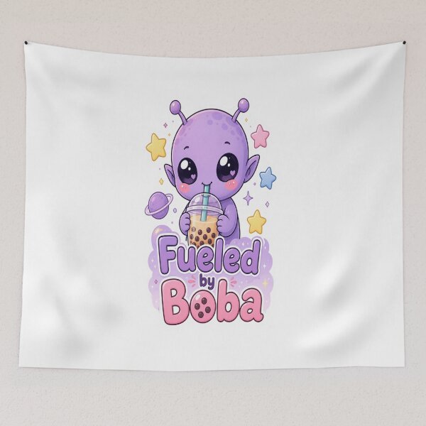 Item preview, Fueled by Boba Cute Alien designed and sold by Ruamid.