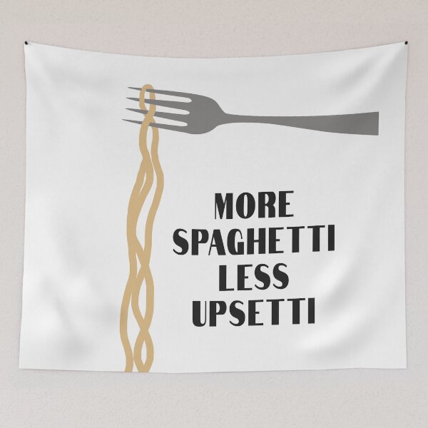 Item preview, more spaghetti less upsetti designed and sold by zeeminimal.
