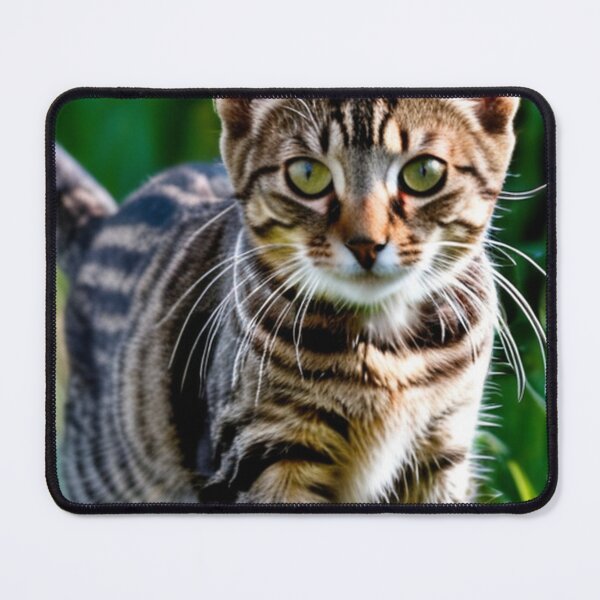 Item preview, Animals - Tabby Cat with a Piercing Gaze, Natural Portrait designed and sold by World-Pets.