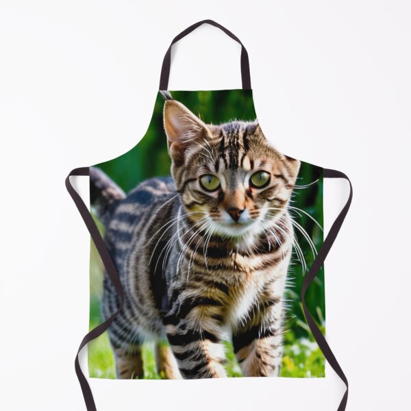 Artikelvorschau, Animals - Tabby Cat with a Piercing Gaze, Natural Portrait entworfen und verkauft von World-Pets.