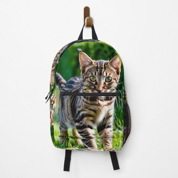Item preview, Animals - Tabby Cat with a Piercing Gaze, Natural Portrait designed and sold by World-Pets.