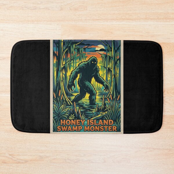 Item preview, Honey Island Swamp Monster Pop Art Poster | Louisiana Cajun Sasquatch Cryptid  designed and sold by redsharkuk.
