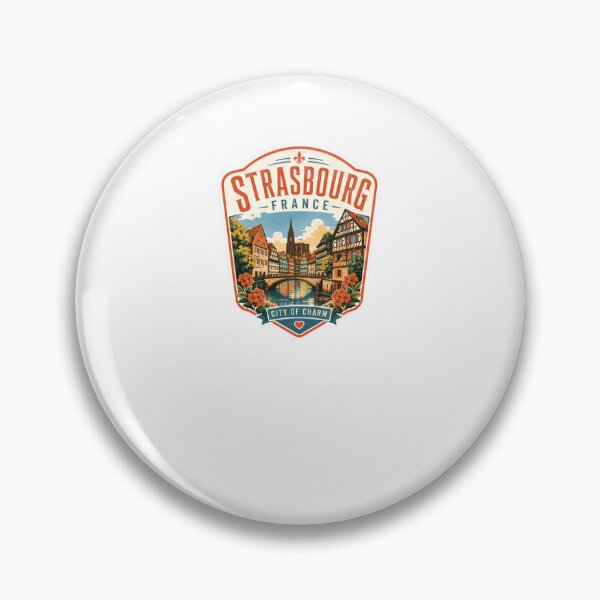 Item preview, Strasbourg France City Of Charm European Travel Souvenir designed and sold by Simsimah26Parks.