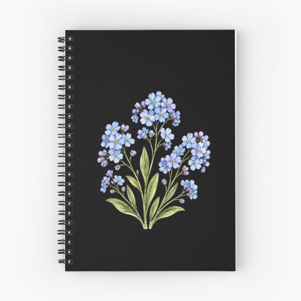 Item preview, Minimal Forget-Me-Not Botanical Watercolor designed and sold by ColorSplash123.