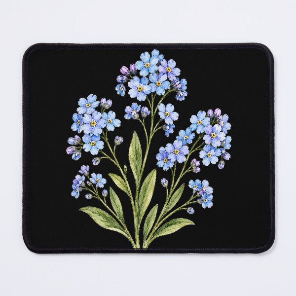 Item preview, Minimal Forget-Me-Not Botanical Watercolor designed and sold by ColorSplash123.