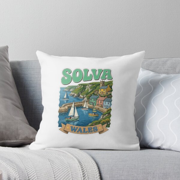 Item preview, Solva Wales Coastal Harbor Sticker designed and sold by Imaginarium of Chaos falcon88 .