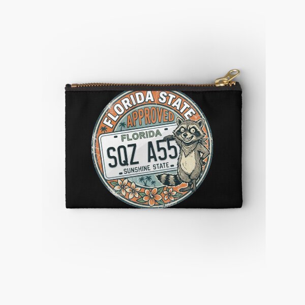 Item preview, Florida DMV SQZ A55 License Plate Meme designed and sold by SisuPrintsCo.