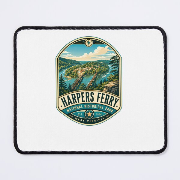 Item preview, Harpers Ferry National Historical Park Est. 1944 West Virginia Traveler Souvenir History Lover Park Visitor designed and sold by Simsimah26Parks.