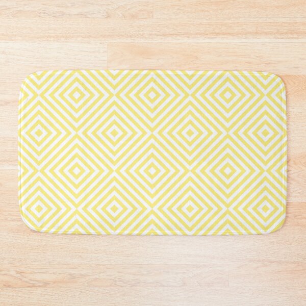 Item preview, White And Yellow Chevron Burst Pattern designed and sold by pattern-archive.